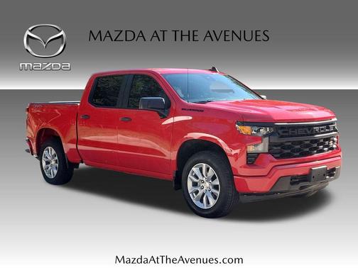 Red 2022 Chevrolet Silverado 1500 Custom
