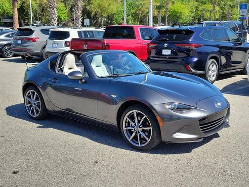 Machine Gray Metallic 2021 Mazda MX-5 Miata RF Grand Touring