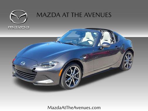 Machine Gray Metallic 2021 Mazda MX-5 Miata RF Grand Touring