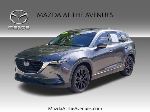 Machine Gray Metallic 2023 Mazda CX-9 Touring Plus