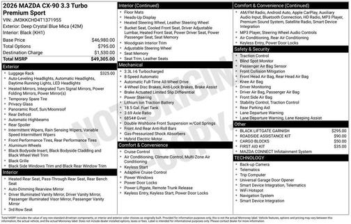 2026 Mazda CX-90 Premium