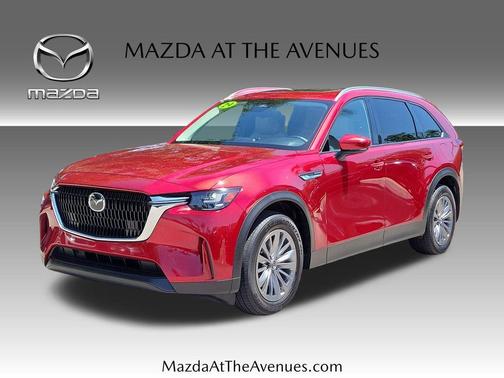 Soul Red Crystal Metallic 2024 Mazda CX-90 PHEV Preferred