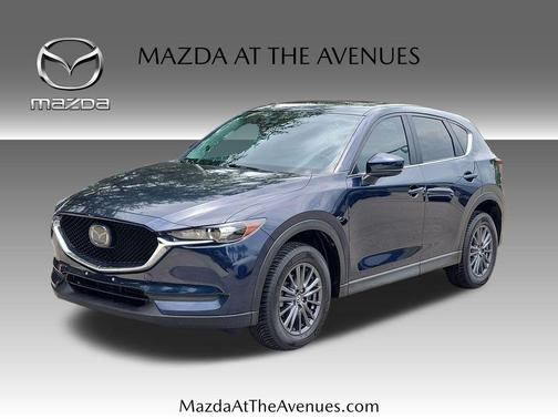 Deep Crystal Blue Mica 2021 Mazda CX-5 Touring