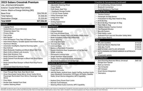 2023 Subaru Crosstrek Premium