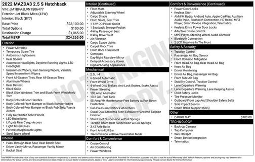 2022 Mazda Mazda3 FWD
