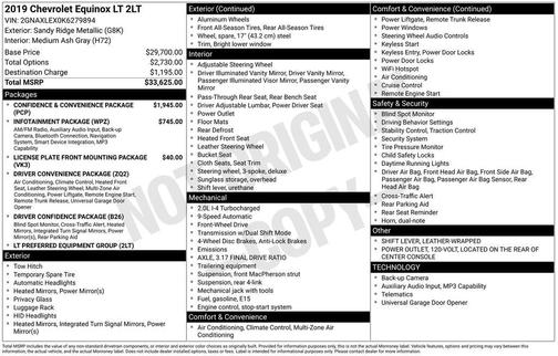 2019 Chevrolet Equinox 2LT