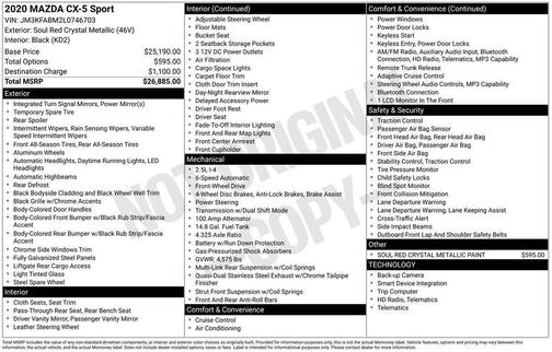 2020 Mazda CX-5 Sport