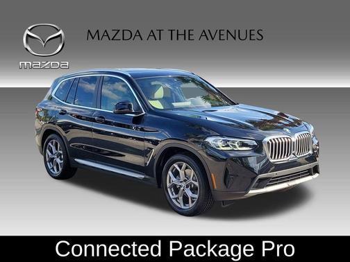 Black Sapphire Metallic 2022 BMW X3 sDrive30i