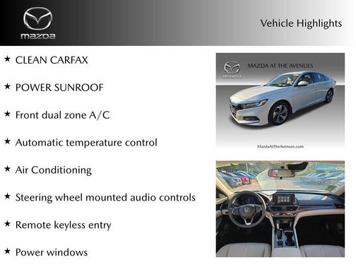 2020 Honda Accord EX 1.5T
