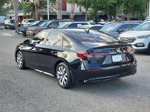 Crystal Black Pearl 2025 Honda Civic LX