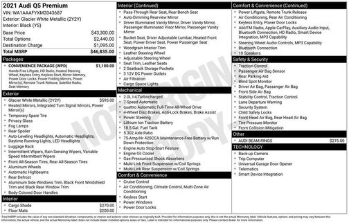 2021 Audi Q5 45 Premium