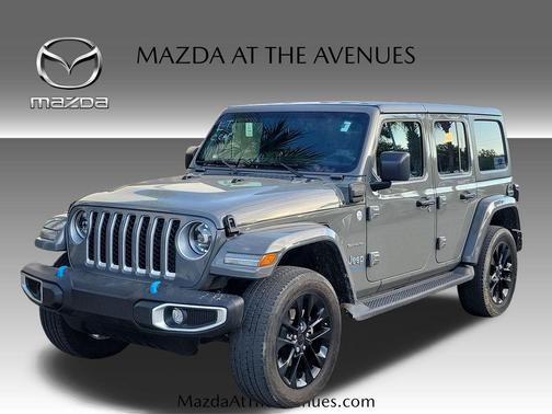 Sting Gray Clearcoat 2023 Jeep Wrangler 4xe Sahara
