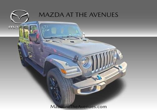Sting Gray Clearcoat 2023 Jeep Wrangler 4xe Sahara