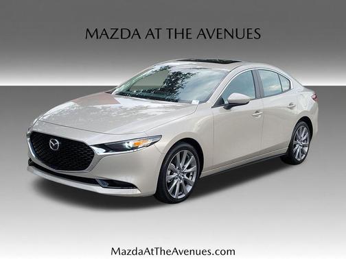 Quartz Metallic 2025 Mazda Mazda3 FWD w/Preferred Package