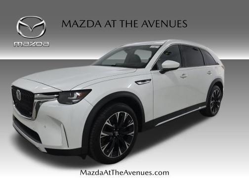 Rhodium White Metallic 2024 Mazda CX-90 PHEV Premium Plus