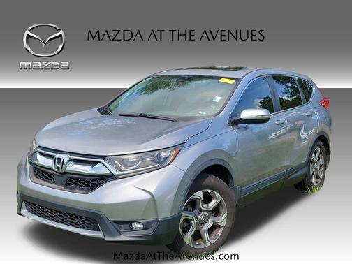 Gray 2017 Honda CR-V EX-L
