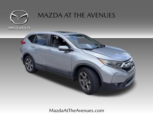 Gray 2017 Honda CR-V EX-L