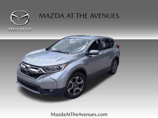 Gray 2017 Honda CR-V EX-L