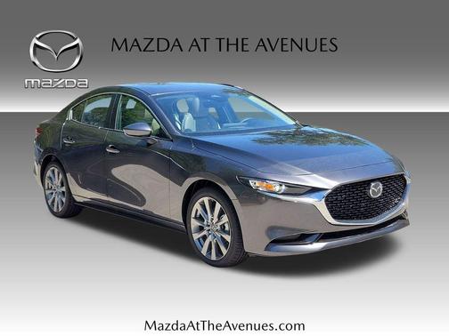 Machine Gray Metallic 2026 Mazda Mazda3 FWD w/Preferred Package