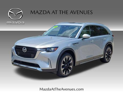 Sonic Silver Metallic 2025 Mazda CX-90 PHEV Premium Plus Package