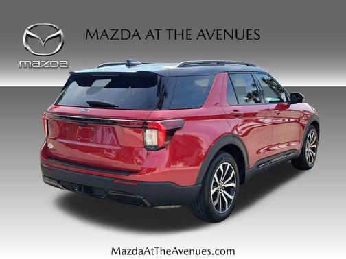 Red Metallic 2025 Ford Explorer ST-Line
