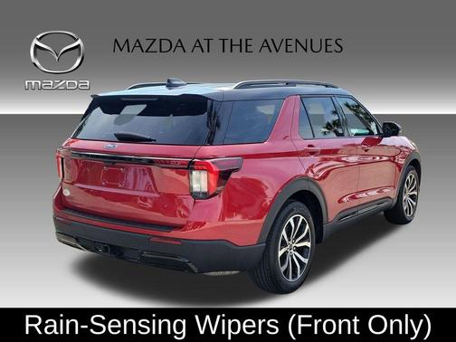 Red Metallic 2025 Ford Explorer ST-Line