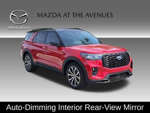 Red Metallic 2025 Ford Explorer ST-Line