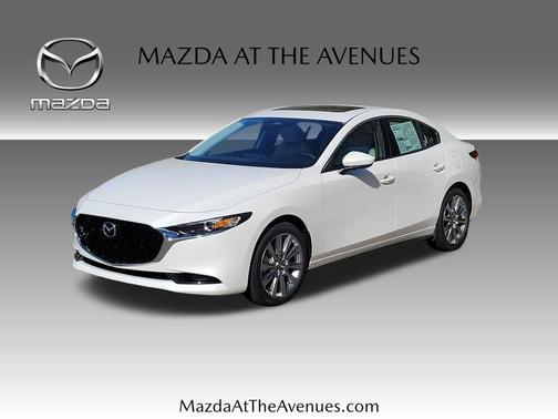 Snowflake White Pearl 2026 Mazda Mazda3 FWD w/Preferred Package