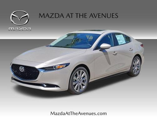 Platinum Quartz Metallic 2026 Mazda Mazda3 FWD w/Preferred Package