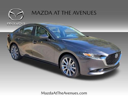 Machine Gray Metallic 2026 Mazda Mazda3 FWD w/Preferred Package