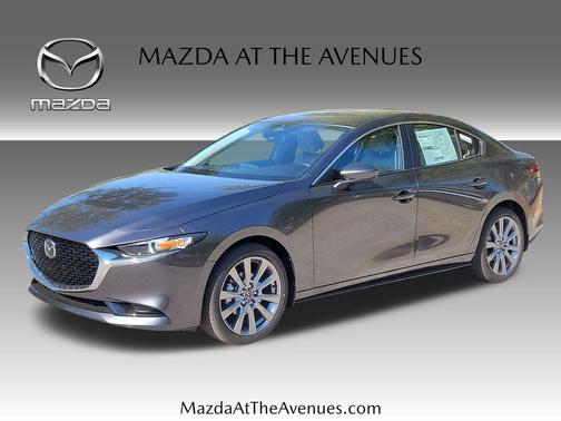 Machine Gray Metallic 2026 Mazda Mazda3 FWD w/Preferred Package