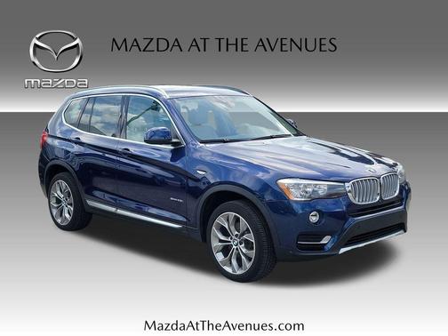 Deep Sea Blue Metallic 2017 BMW X3 sDrive28i