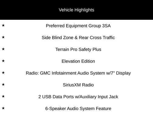 2023 GMC Terrain SLE