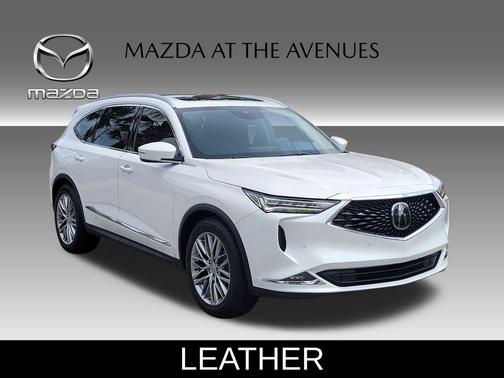 Platinum White Pearl 2024 Acura MDX Advance