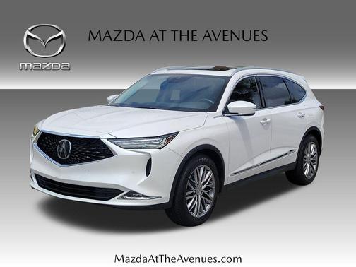 Platinum White Pearl 2024 Acura MDX Advance