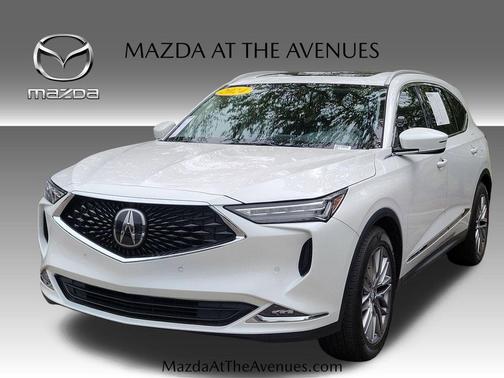 Platinum White Pearl 2024 Acura MDX Advance