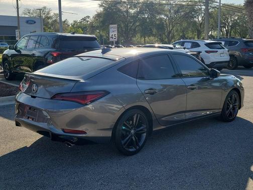 Liquid Carbon Metallic 2024 Acura Integra A-Spec
