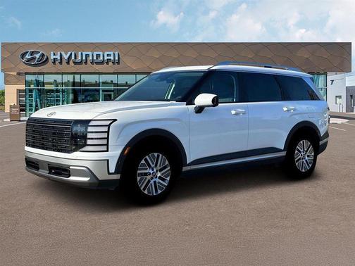 Creamy White Pearl 2026 Hyundai SANTA FE HEV SEL Premium