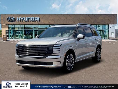 Typhoon Silver Metallic 2026 Hyundai Palisade Hybrid Calligraphy