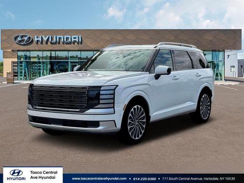 Creamy White Pearl 2026 Hyundai Palisade Hybrid Calligraphy