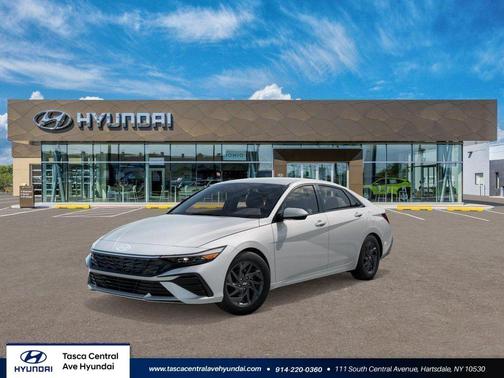Serenity White 2026 Hyundai ELANTRA HEV Blue