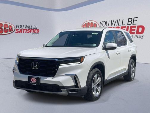 Platinum White Pearl 2023 Honda Pilot AWD EX-L 7 Passenger