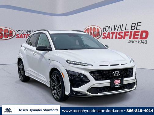 Lunar White 2023 Hyundai KONA N Line