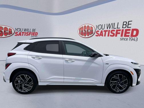 Lunar White 2023 Hyundai KONA N Line
