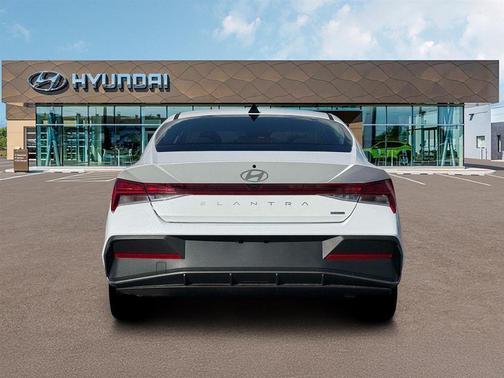 Serenity White 2026 Hyundai ELANTRA HEV Blue