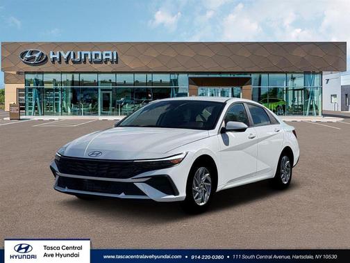 Serenity White 2026 Hyundai ELANTRA HEV Blue