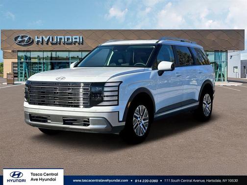 Creamy White Pearl 2026 Hyundai Palisade Hybrid SEL Premium 8P
