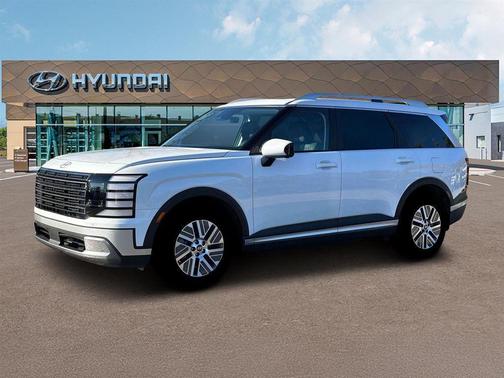 Creamy White Pearl 2026 Hyundai Palisade Hybrid SEL Premium 8P