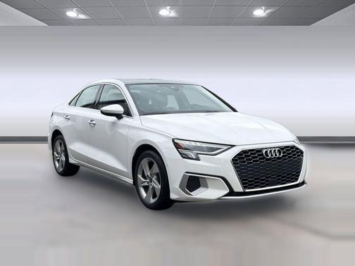 White 2023 Audi A3 Premium
