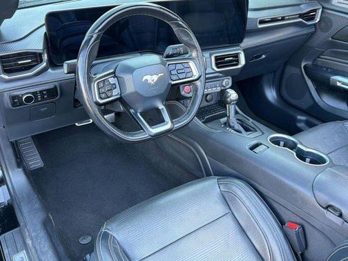 Shadow Black 2024 Ford Mustang EcoBoost Premium
